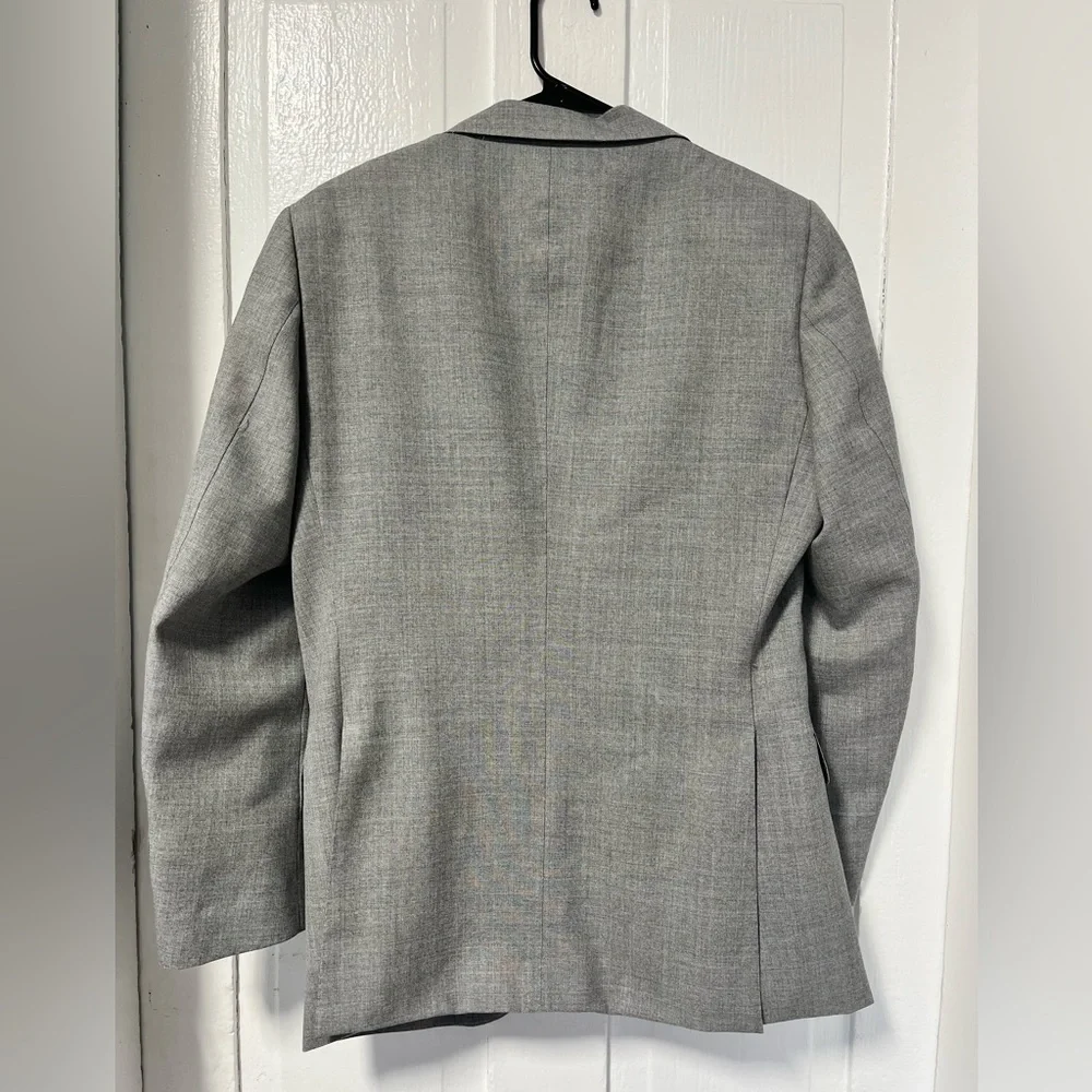 Suitsupply Lazio Single Breasted Light Grey Slim Fit Rustic Tropical Wool 38R